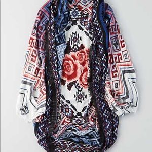 American Eagle cocoon kimono